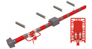 Троллейный шинопровод EAE серии E-line TB (35-250А)